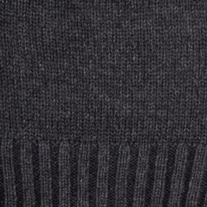 Doré Doré Bonnets^Bonnet en laine mérinos et cachemire - Gris anthracite