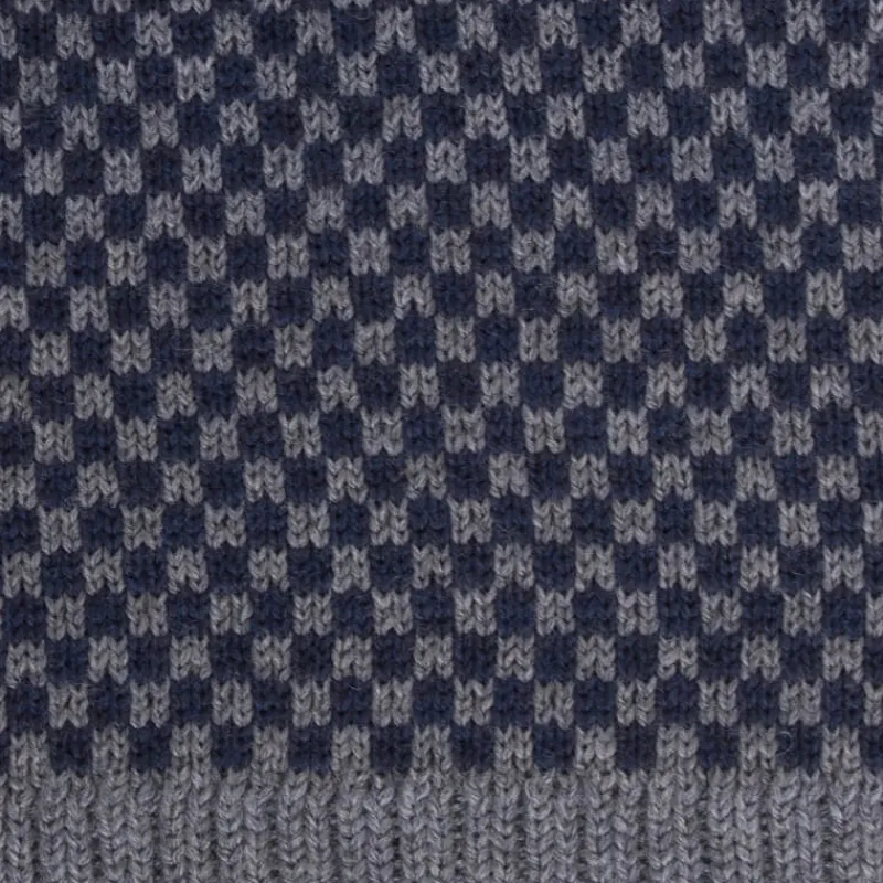 charpe_pour_homme_en_lain_1-1.webp Doré Doré Écharpes^Écharpe pour homme en laine vierge à motifs rectangulaires bicolores. - Gris oxford & Bleu Voilier