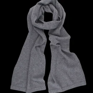 Doré Doré Écharpes^Écharpe unisexe en laine et cachemire - Gris oxford