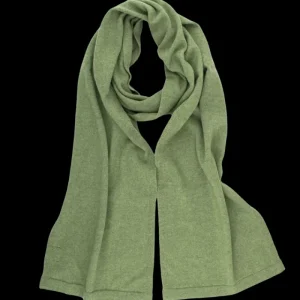 Doré Doré Écharpes^Écharpe unisexe en laine et cachemire - Vert tremble