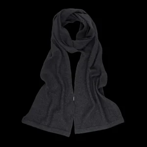 Doré Doré Écharpes^Écharpe unisexe en laine et cachemire - Gris anthracite