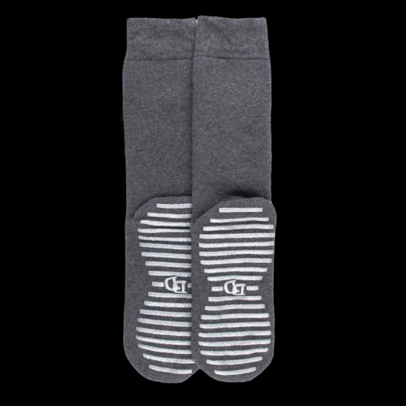 chaussettes_antidrapantes_0-15.webp Homme Doré Doré Chaussettes^Chaussettes anti-dérapantes homme en coton - Gris oxford