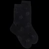Femme Doré Doré Chaussettes^Chaussettes courtes en laine unie pour femmes avec papillons transparents -
