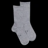 Femme Doré Doré Chaussettes^Chaussettes courtes TENCEL™ Lyocell et Modal unies pour femmes - Gris Rocheux