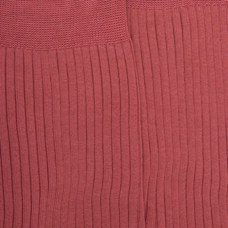 chaussettes_cteles_pour_h_1-1.webp Homme Doré Doré Chaussettes^Chaussettes côtelées pour hommes en fil d'Ecosse 100% uni - Rose Jouy
