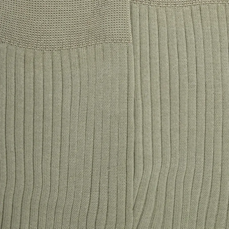 chaussettes_cteles_pour_h_1.webp Homme Doré Doré Chaussettes^Chaussettes côtelées pour hommes en fil d'Ecosse 100% uni - Vert Sauge