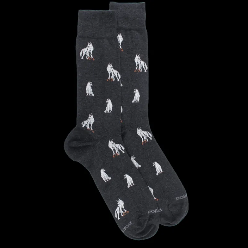chaussettes_en_coton_gypt_0-12.webp Homme Doré Doré Chaussettes^Chaussettes en coton égyptien pour hommes avec motif de loup - Gris anthracite