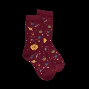 Enfant Doré Doré Chaussettes^Chaussettes en coton motifs planètes -