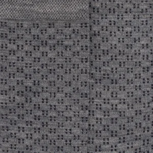 Enfant Doré Doré Chaussettes^Chaussettes en laine pour enfants avec motif à micro-carré - Gris Bourrasque