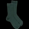 Enfant Doré Doré Chaussettes^Chaussettes enfants côtelées en coton doux - foncé