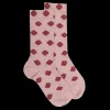 Femme Doré Doré Chaussettes^Chaussettes femme en angora à motifs fleurs -