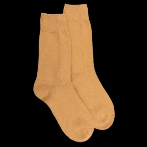 Femme Doré Doré Chaussettes^Chaussettes femme en laine et cachemire -