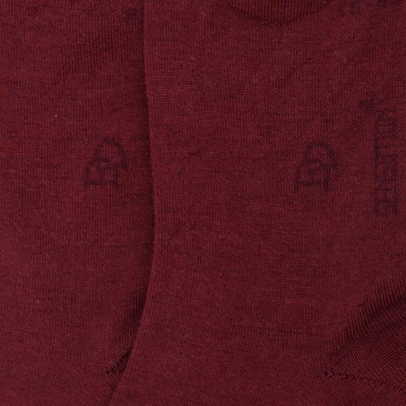 chaussettes_femme_en_lain_1-19.webp Femme Doré Doré Chaussettes^Chaussettes femme en laine et coton - Rouge pommard