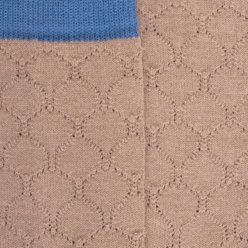 chaussettes_femme_en_lain_1-8.webp Femme Doré Doré Chaussettes^Chaussettes femme en laine ajouré - Beige Sable
