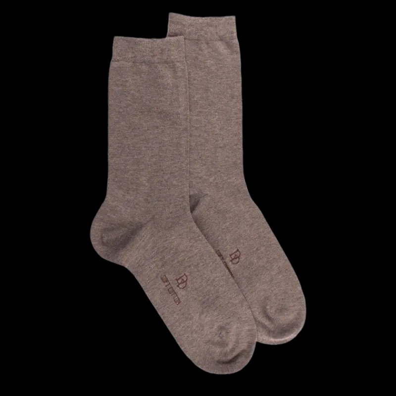 chaussettes_femme_fines_e_0-6.webp Femme Doré Doré Chaussettes^Chaussettes femme fines en coton égyptien - Blanc Grive