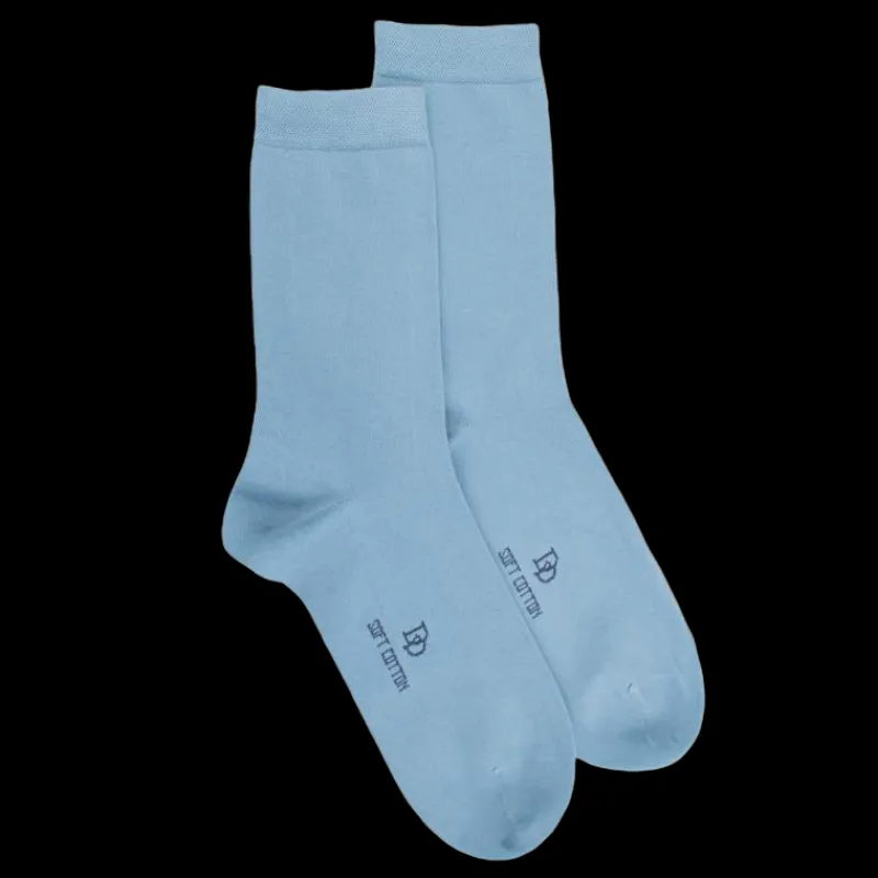 chaussettes_femme_fines_s_0.webp Femme Doré Doré Chaussettes^Chaussettes femme fines Soft Coton à bord souple - Gris connemara