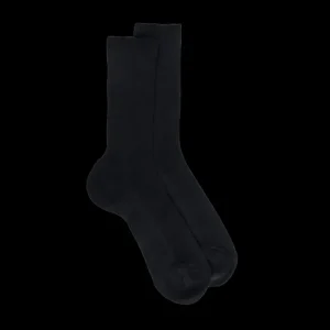 Femme Doré Doré Chaussettes^Chaussettes femme jambes sensibles sans bord élastique en fil d'Ecosse -