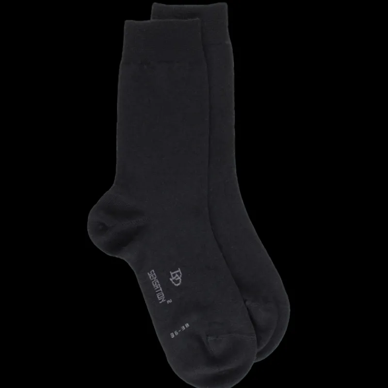 chaussettes_femme_sensati_0-3.webp Femme Doré Doré Chaussettes^Chaussettes femme Sensation en laine et coton -
