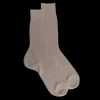 Homme Doré Doré Chaussettes^Chaussettes homme à côtes 100% fil d'Écosse -