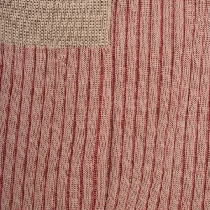 Homme Doré Doré Chaussettes^Chaussettes homme à côtes bicolores en fil d'Écosse - Beige Grège