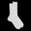 Homme Doré Doré Chaussettes^Chaussettes homme à côtes sans bord élastique en fil d'Écosse -