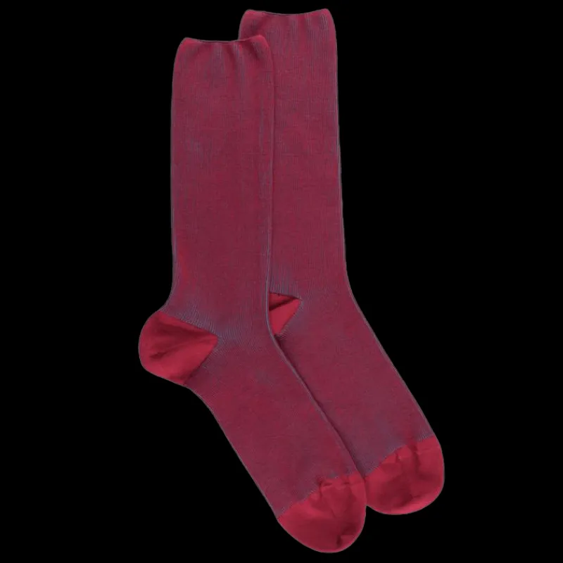 chaussettes_homme__ctes_s_0.webp Homme Doré Doré Chaussettes^Chaussettes homme à côtes sans bord élastique en fil d'Écosse -