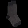 Homme Doré Doré Chaussettes^Chaussettes homme caviar en laine merinos - Noir