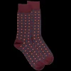 Homme Doré Doré Chaussettes^Chaussettes homme en coton à motif géométrique -