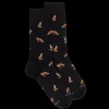 Homme Doré Doré Chaussettes^Chaussettes homme en coton à motif renard -
