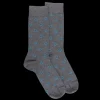 Homme Doré Doré Chaussettes^Chaussettes homme en coton à motif fer à cheval - Gris oxford