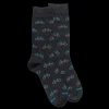 Homme Doré Doré Chaussettes^Chaussettes homme en coton à motifs vélos - Gris anthracite