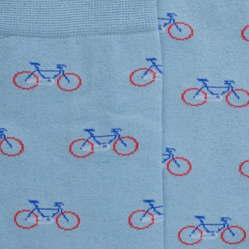 chaussettes_homme_en_coto_1-3.webp Homme Doré Doré Chaussettes^Chaussettes homme en coton à motifs vélos - Gris connemara