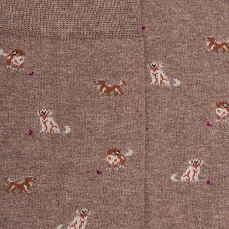 chaussettes_homme_en_coto_1-42.webp Homme Doré Doré Chaussettes^Chaussettes homme en coton à motif chiens - Blanc Grive