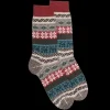 Homme Doré Doré Chaussettes^Chaussettes homme en laine à motif de Noël - Beige Sahara
