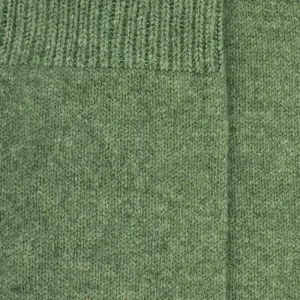 Homme Doré Doré Chaussettes^Chaussettes homme en laine et cachemire - Vert tremble