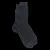 Homme Doré Doré Chaussettes^Chaussettes homme fines 100% fil d'Écosse - Gris Otarie