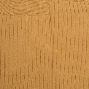 Homme Doré Doré Chaussettes^Chaussettes homme fines à côtes en fil d'Écosse -