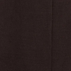 Homme Doré Doré Chaussettes^Chaussettes homme jambe sensible sans bord élastique en fil d'Ecosse - Marron