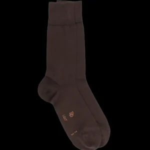 Homme Doré Doré Chaussettes^Chaussettes homme Light en fil d'écosse et Polyamide - Marron