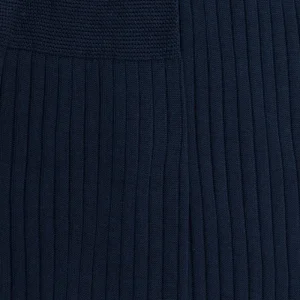 Homme Doré Doré Chaussettes^Chaussettes homme luxe en pur fil d'écosse extra fin - Bleu marine