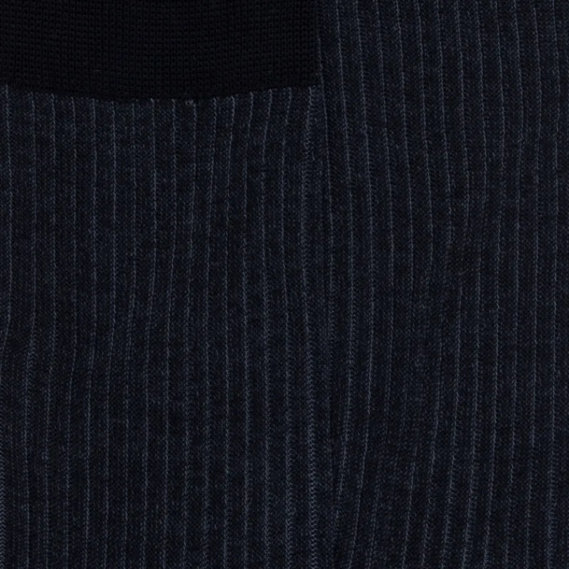 chaussettes_homme_subtile_1.webp Homme Doré Doré Chaussettes^Chaussettes Homme Subtile en fil d'écosse - Bicolore bleu