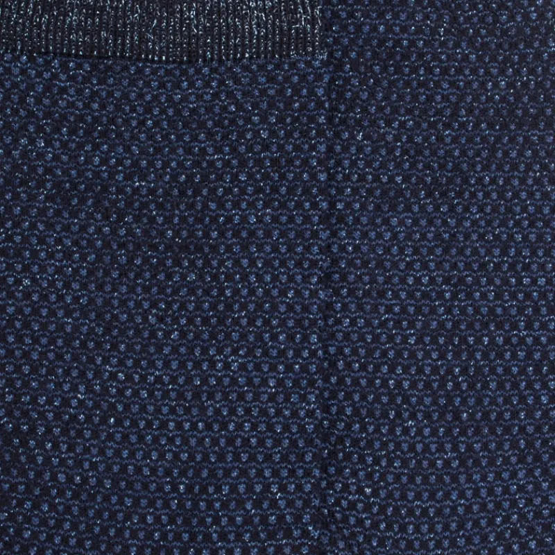 chaussettes_laine_avec_mi_1-2.webp Femme Doré Doré Chaussettes^Chaussettes laine avec micro pois - Bleu marine