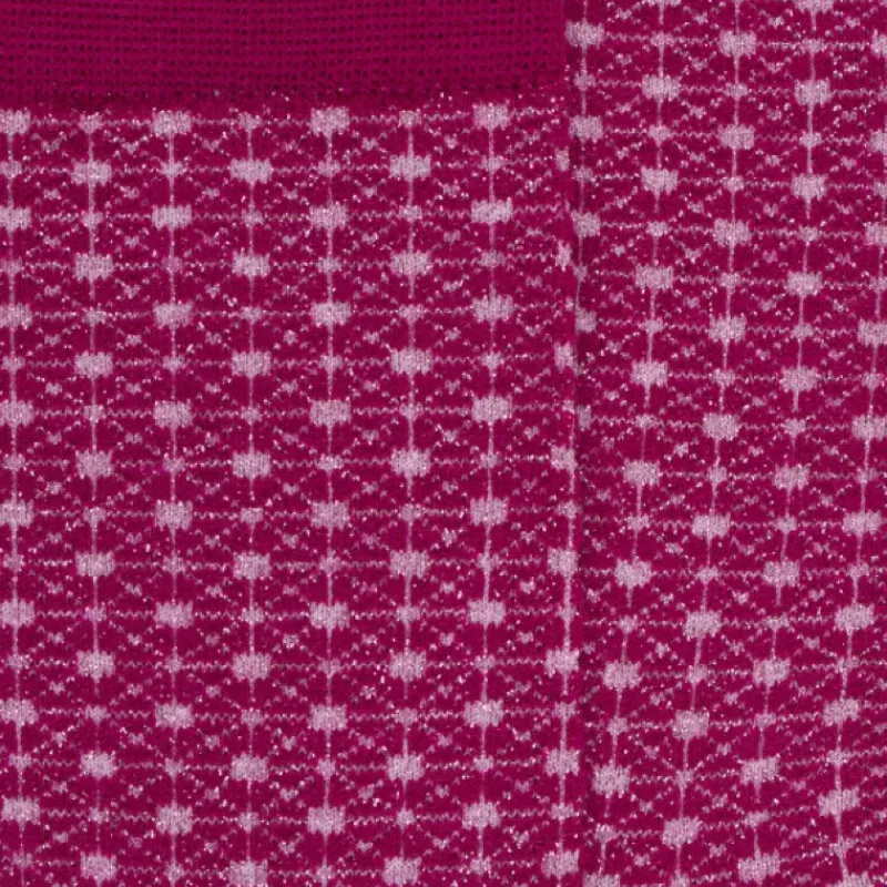 chaussettes_laine_et_lure_1.webp Enfant Doré Doré Chaussettes^Chaussettes laine et lurex motifs géométriques -