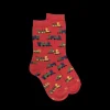 Enfant Doré Doré Chaussettes^Chaussettes motifs de petits trains -