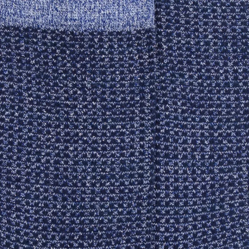chaussettes_pour_enfants__1-8.webp Enfant Doré Doré Chaussettes^Chaussettes pour enfants en laine avec motifs à micro-points et effet brillant - Bleu Caban