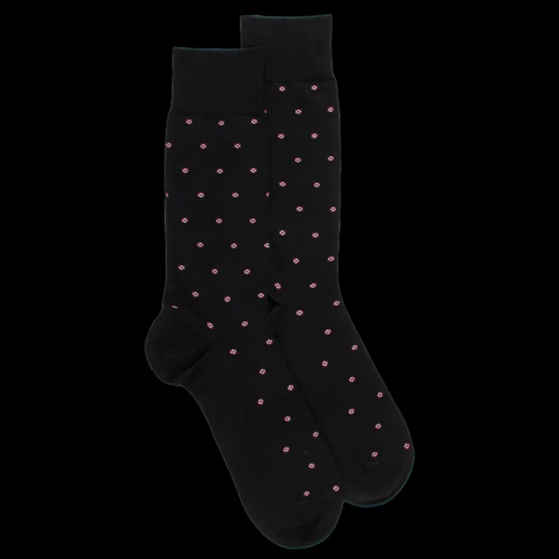 chaussettes_pour_hommes_e_0-40.webp Homme Doré Doré Chaussettes^Chaussettes pour hommes en fil d'Ecosse à motifs de cravate -
