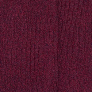 Femme Doré Doré Chaussettes^Chaussettes sans bord élastique en coton égyptien - Spécial jambes sensibles - Couleur prune