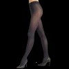 Femme Doré Doré Collants^Collant DD fantaisie - Bleu marine 60 deniers à micro pois