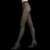 Femme Doré Doré Collants^Collant femme avec cœur enflammé -