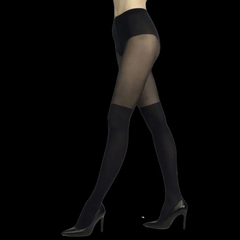 collants_fantaisie_feinte_0.webp Femme Doré Doré Collants^Collants fantaisie feinte parisienne -